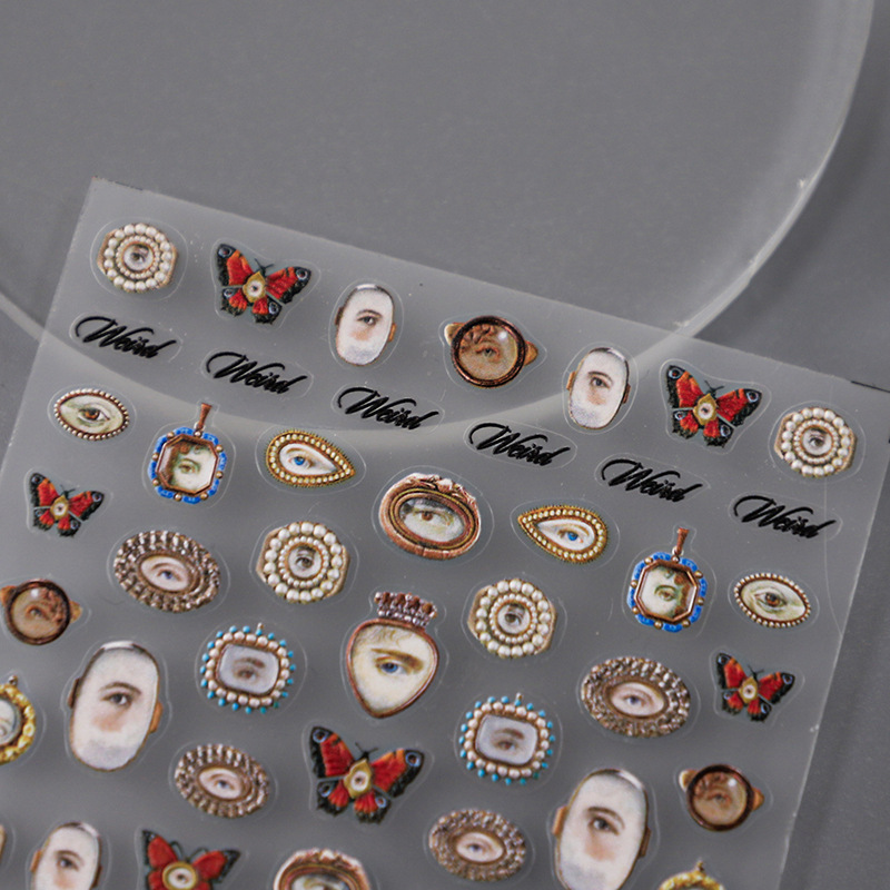 Nail Art Zelda - 1 Uds 5D en relieve Halloween