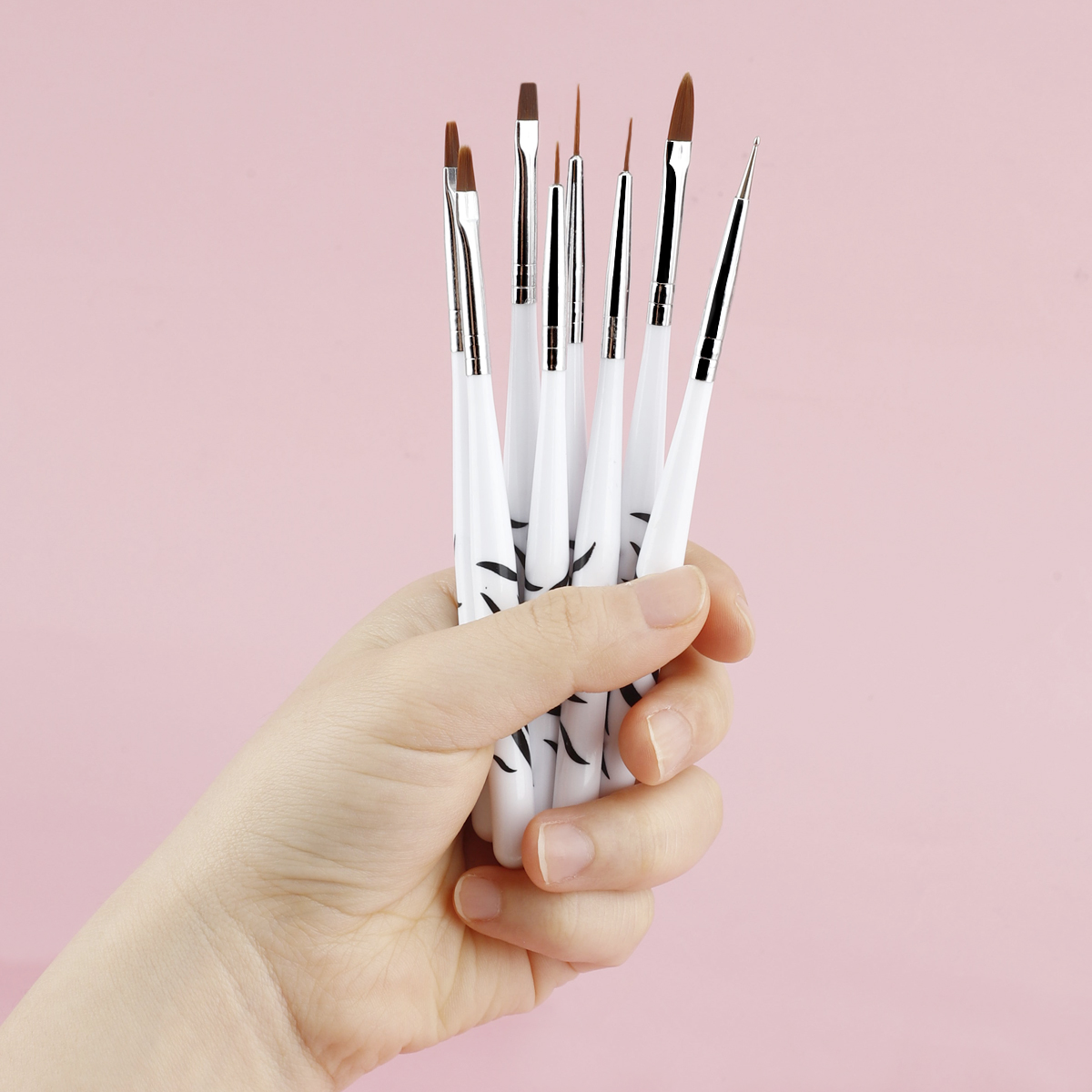Nail Art Zebra Design - Juego de pinceles para uñas con