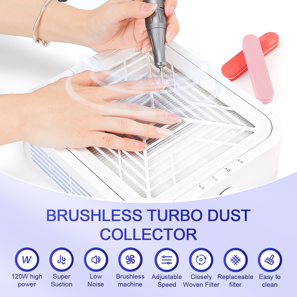 Potente recolector de polvo pa - Nail Art Sch reseña y precio