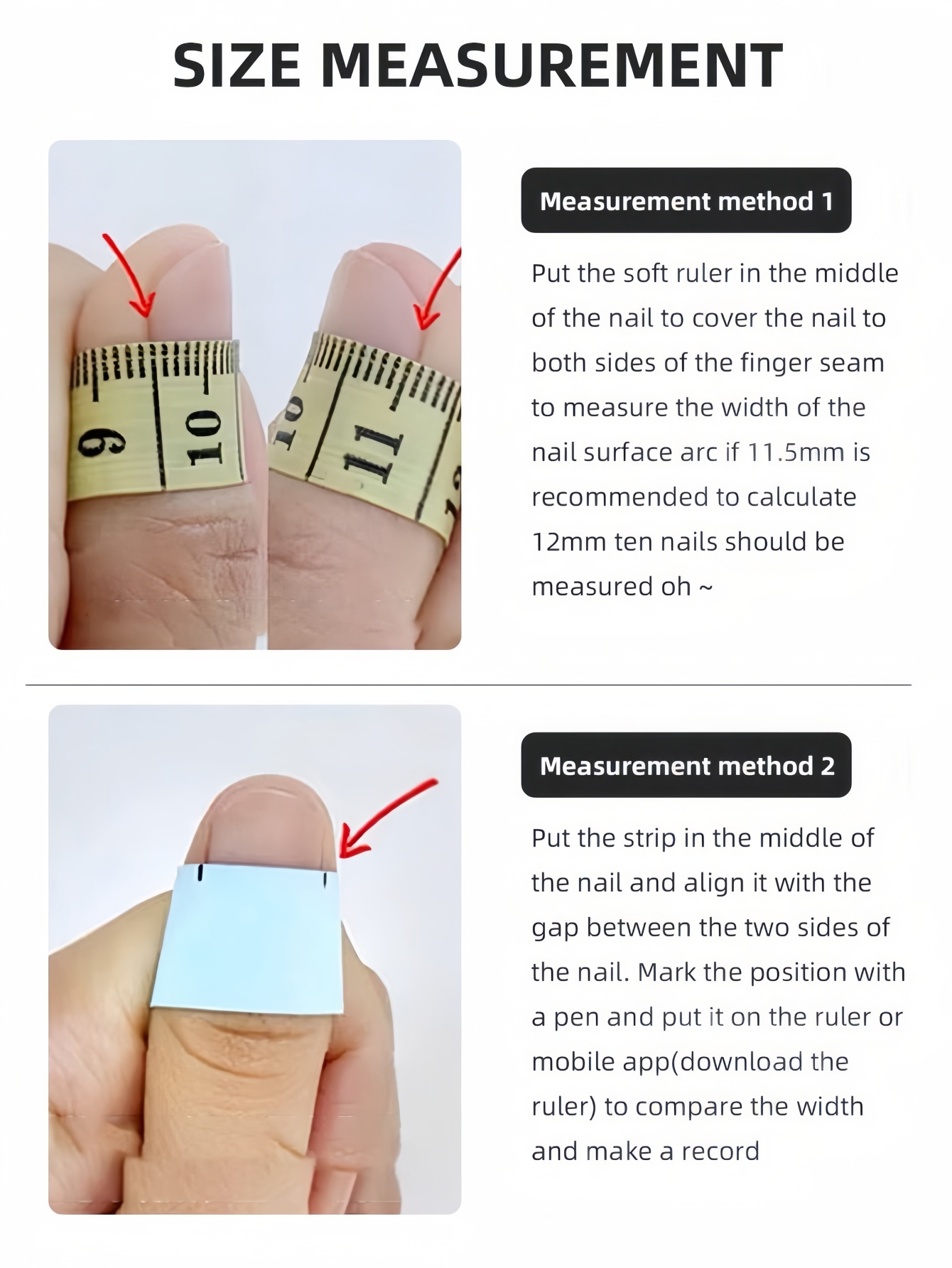 10 piezas de uñas postizas cor - Nail Art Glitter reseña y precio