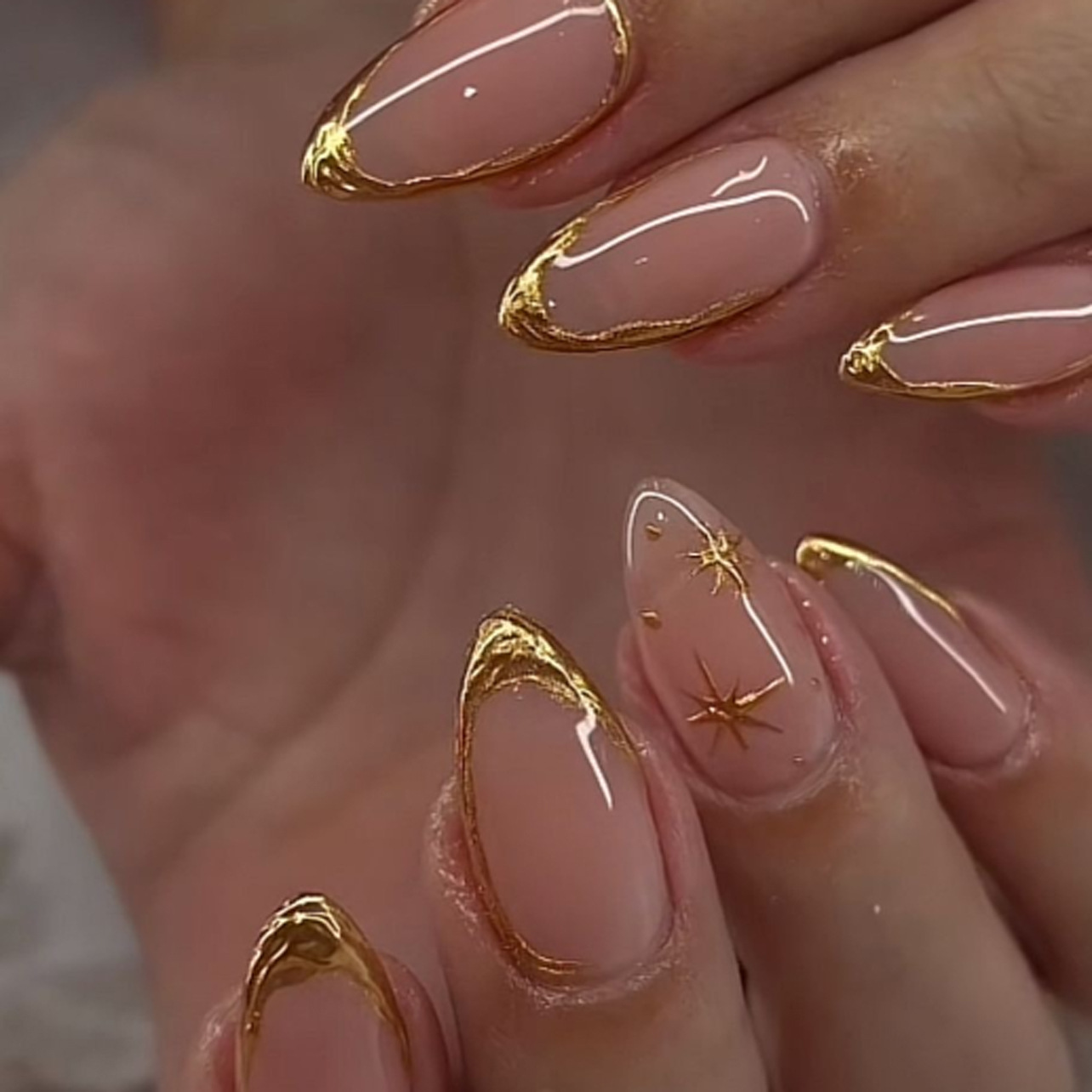 Juego de 24 Uds de uñas cortas - Nail Art Glitter reseña y precio