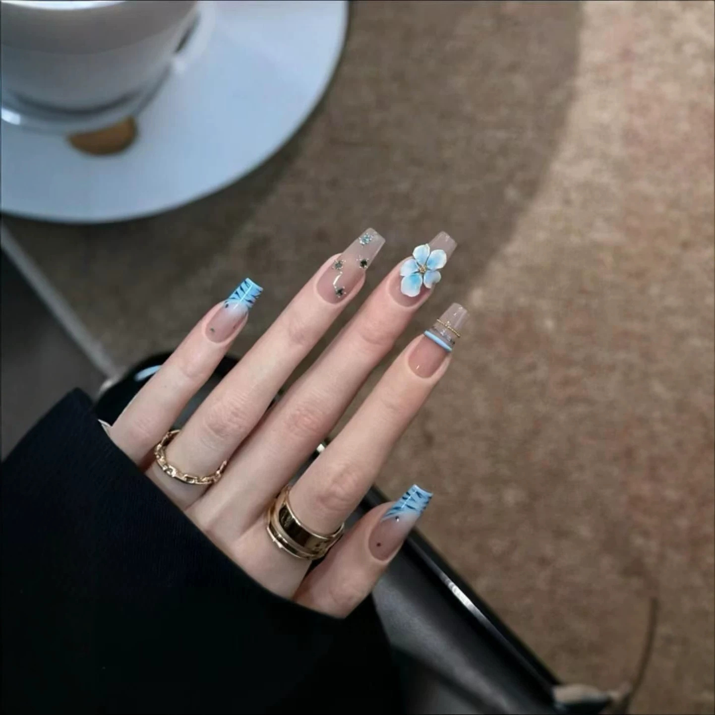 10 Uñas Postizas Hechas a Mano - Nail Art Zebra Design reseña y precio