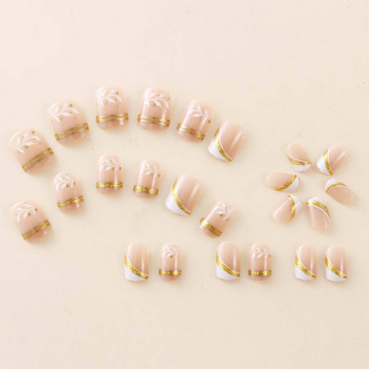 Uñas postizas cortas cuadradas - Nail Art Glitter reseña y precio
