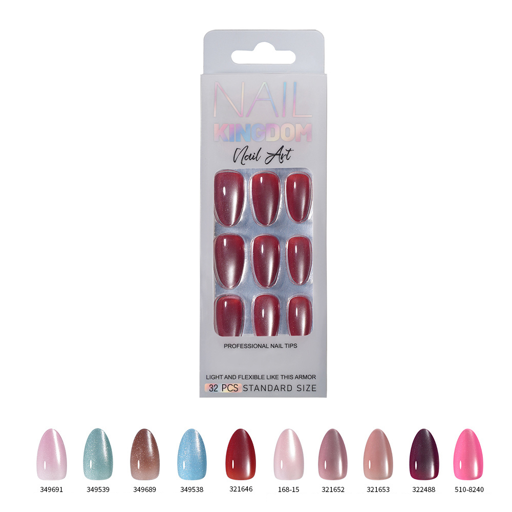 VITAGWX 32 Uñas Postizas Adhes - Nail Art Glitter reseña y precio