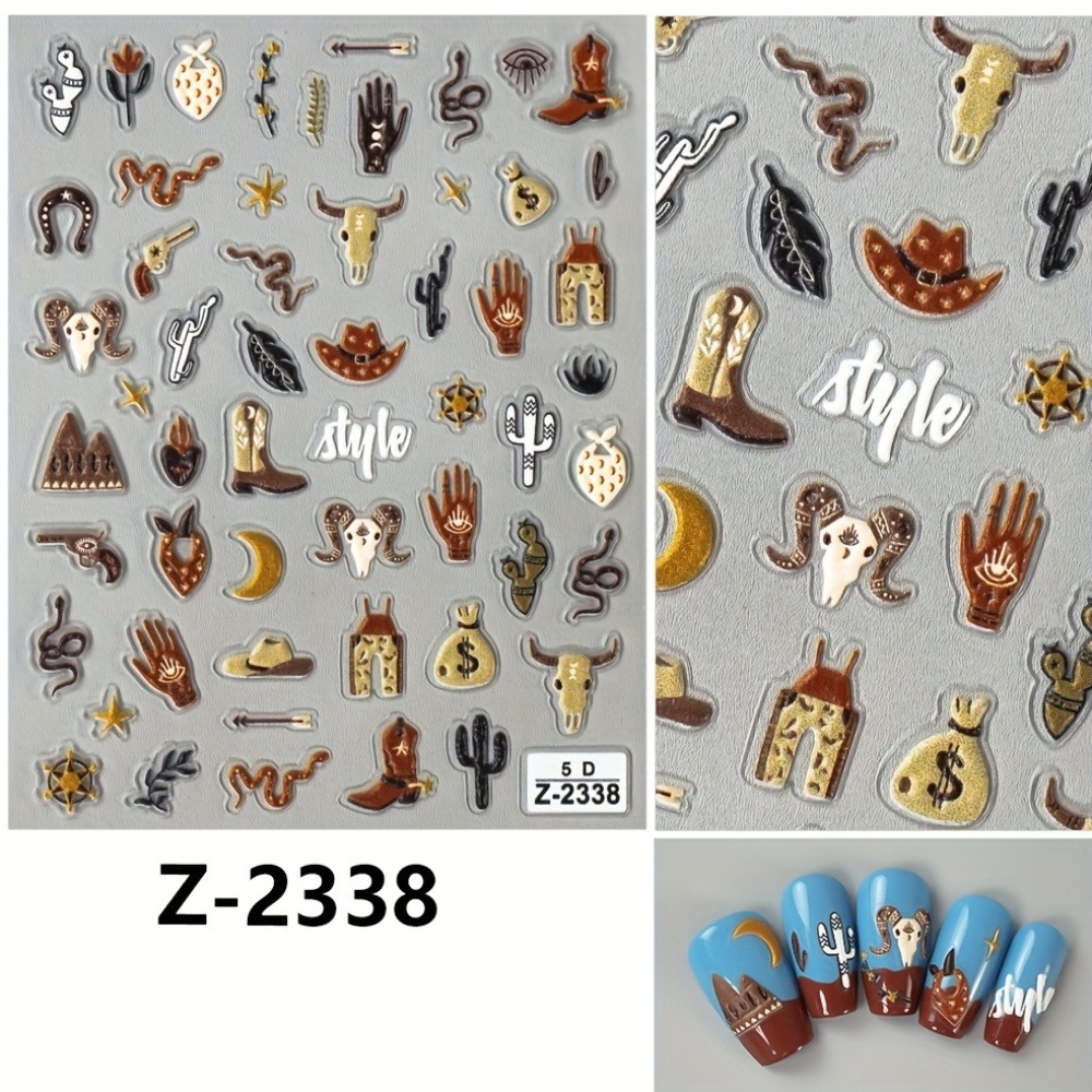 Pegatinas decorativas 5D 3D en - Nail Art Zelda reseña y precio