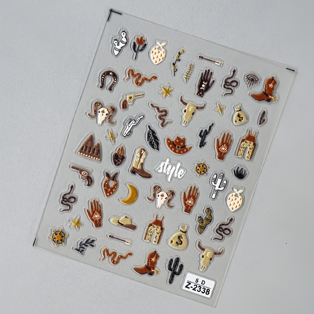 Pegatinas decorativas 5D 3D en - Nail Art Zelda reseña y precio