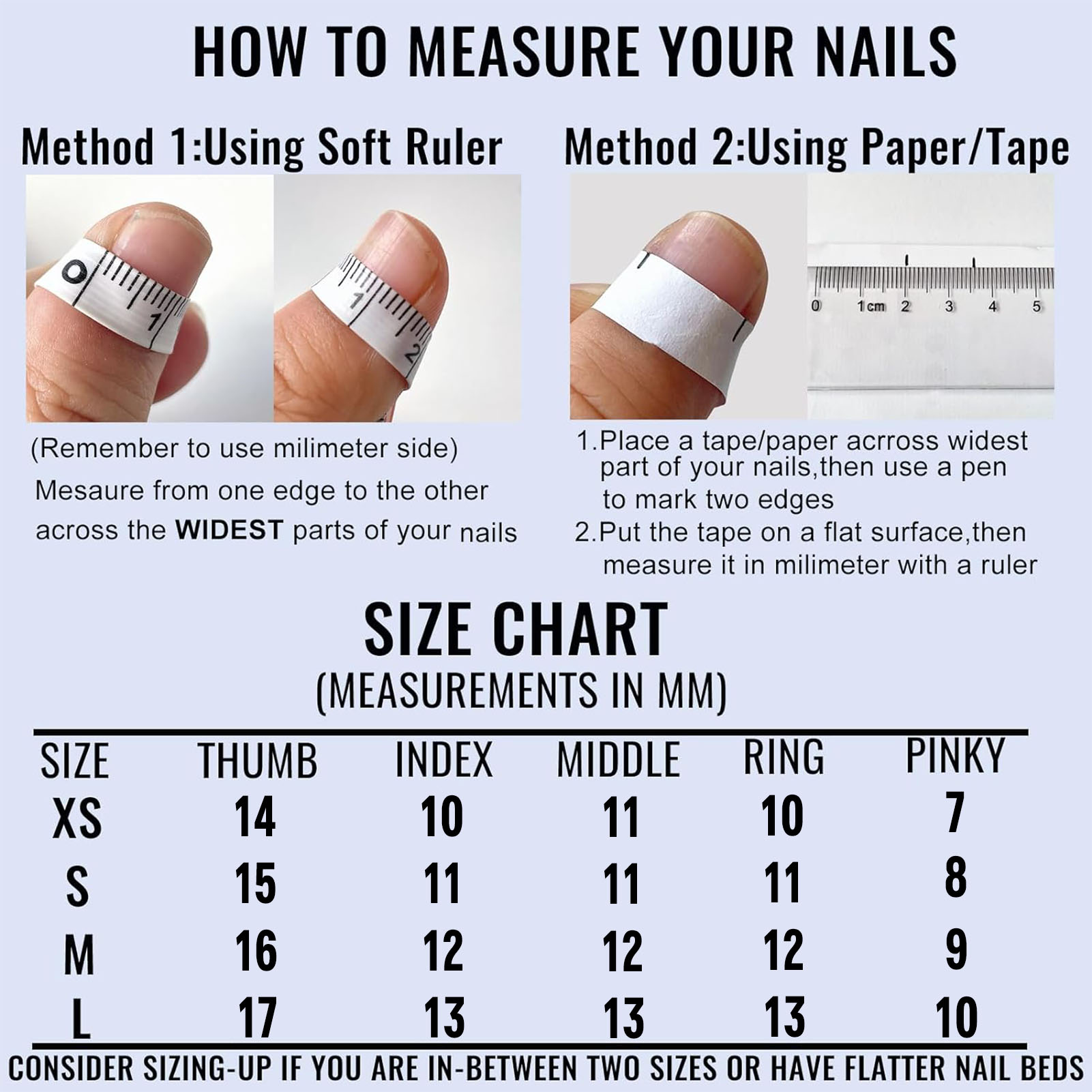 10 Uds. De uñas postizas hecha - Nail Art Glitter reseña y precio