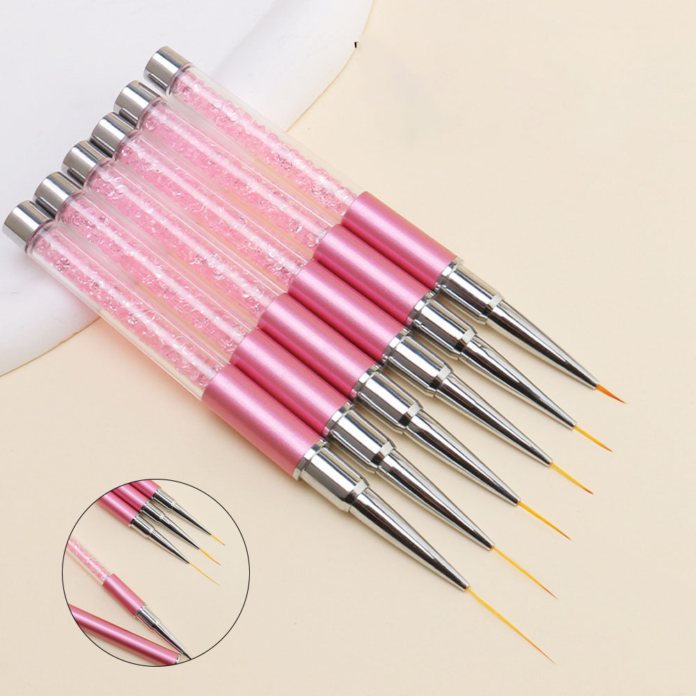 Juego de 6 Pinceles de Acrílic - Nail Art Sch reseña y precio