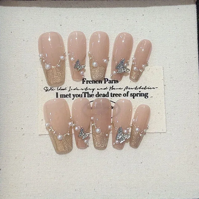 10 Uds. De polvo de ojo de gat - Nail Art Pink Cat Eye reseña y precio