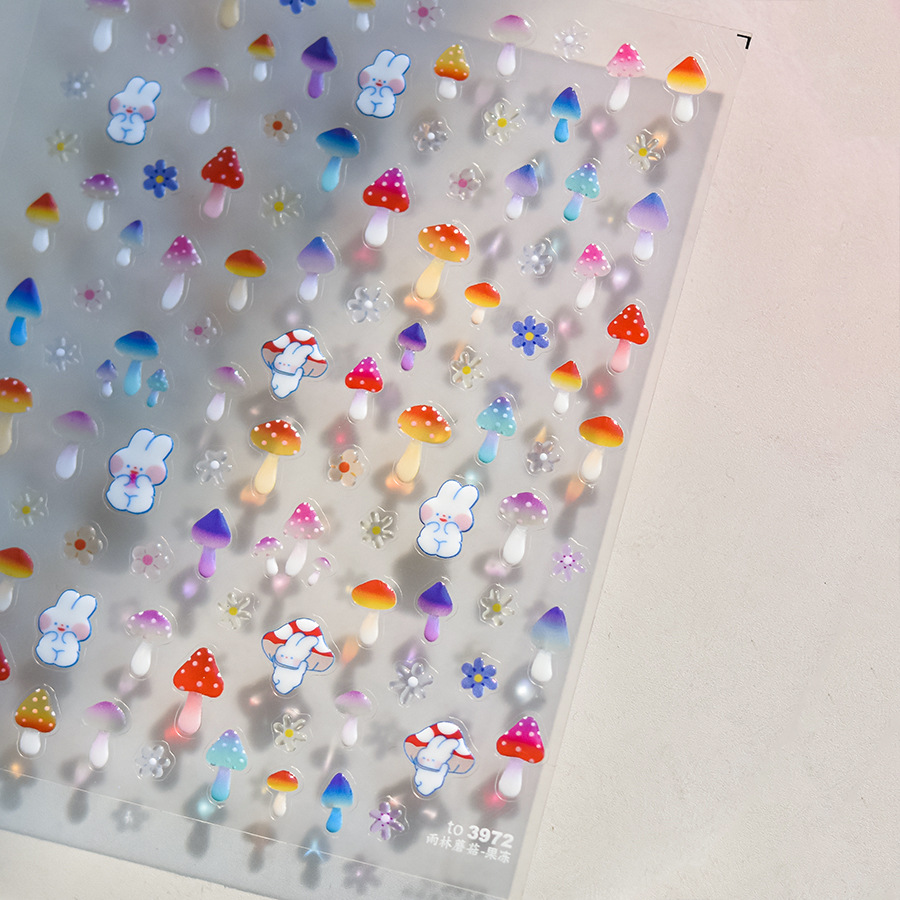 1 Uds. De pegatinas 5D Kawaii  - Nail Art Zelda reseña y precio