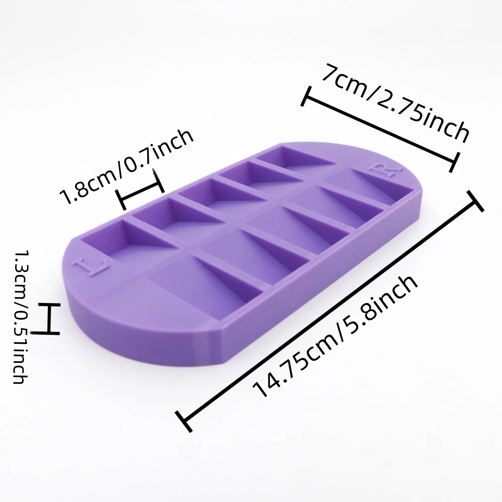 Bandeja organizadora de puntas - Nail Art Sch reseña y precio