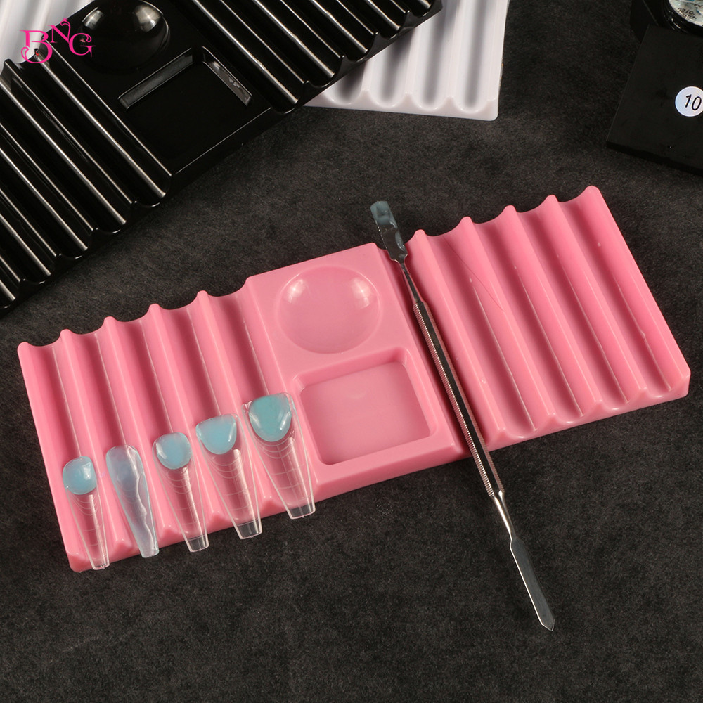 Soporte Doble para Herramienta - Nail Art Sch reseña y precio