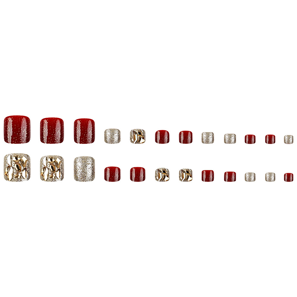 24 Uds. De uñas postizas super - Nail Art Red reseña y precio