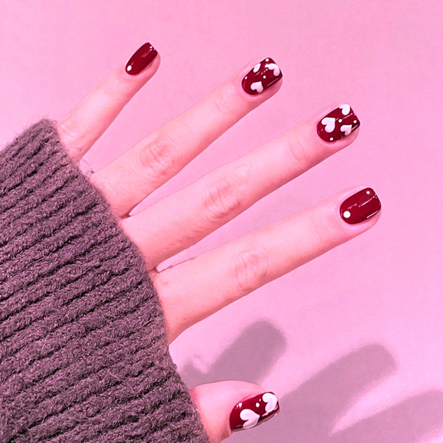 Juego de 24 Uñas Postizas Cort - Nail Art Red reseña y precio