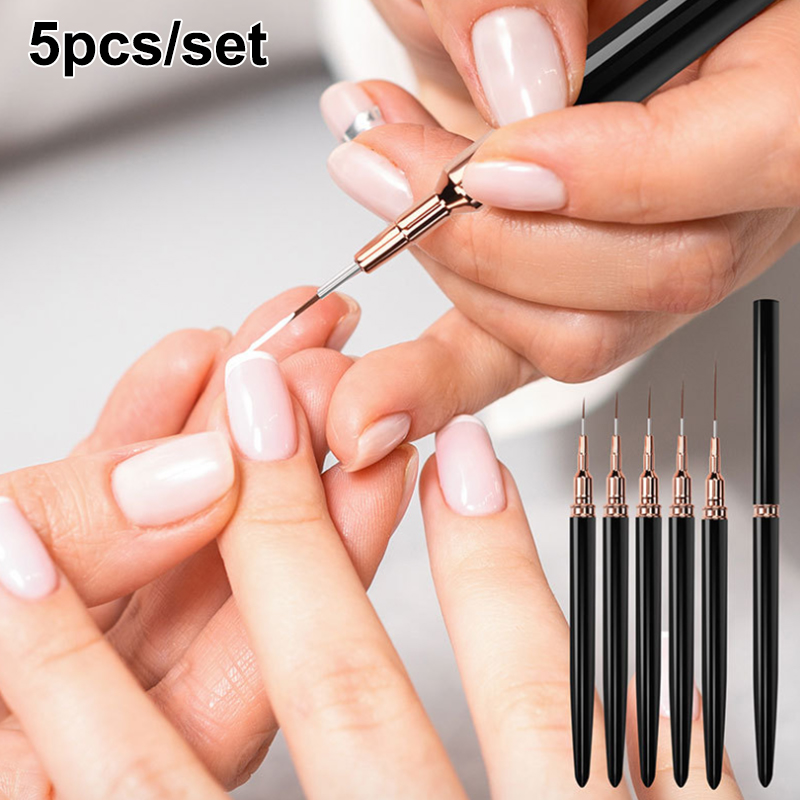 # Juego de 5 pinceles profesio - Nail Art Sch reseña y precio