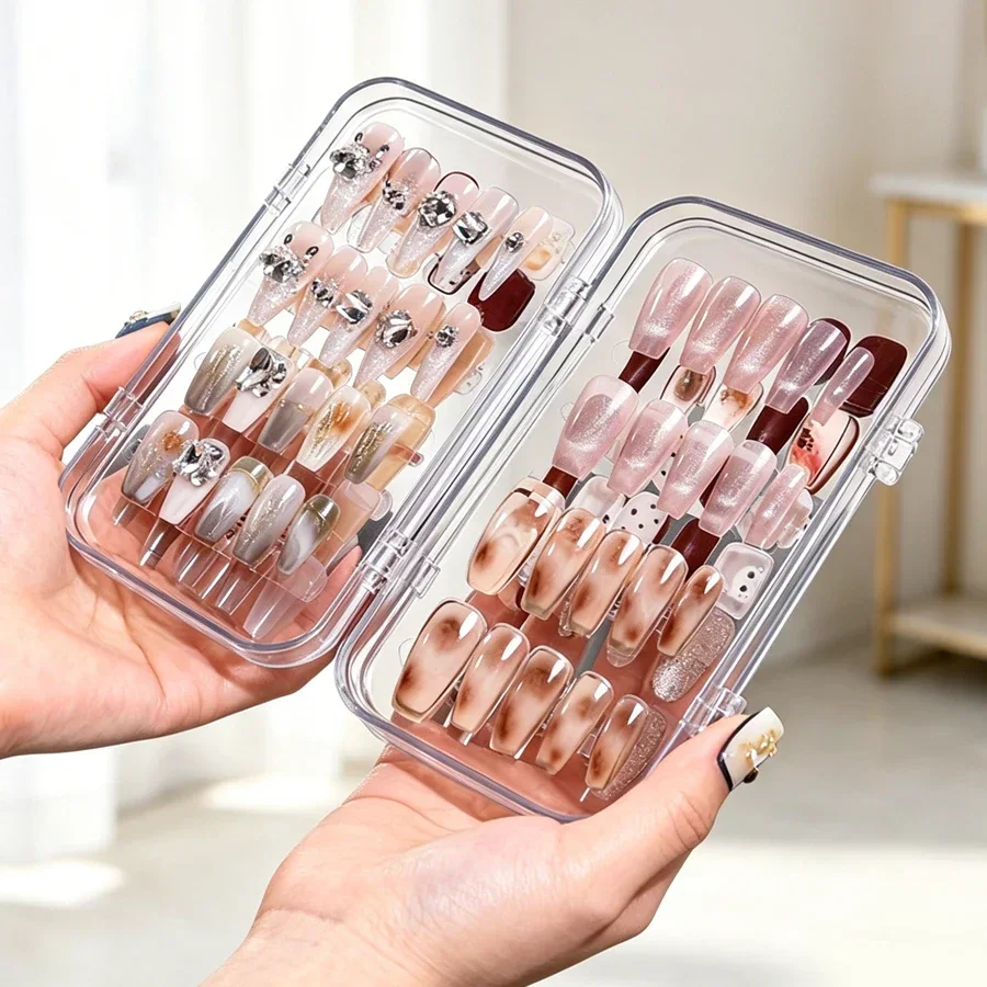 Caja de Almacenamiento Transpa - Nail Art Sch reseña y precio