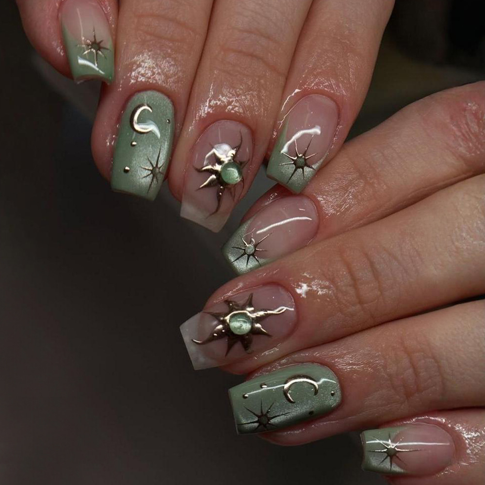 24 Uds uñas postizas terminada - Nail Art Red reseña y precio