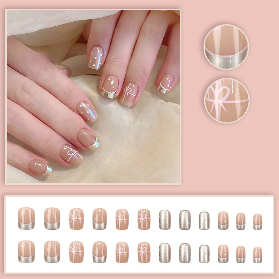 Uñas postizas cortas cuadradas - Nail Art Red reseña y precio