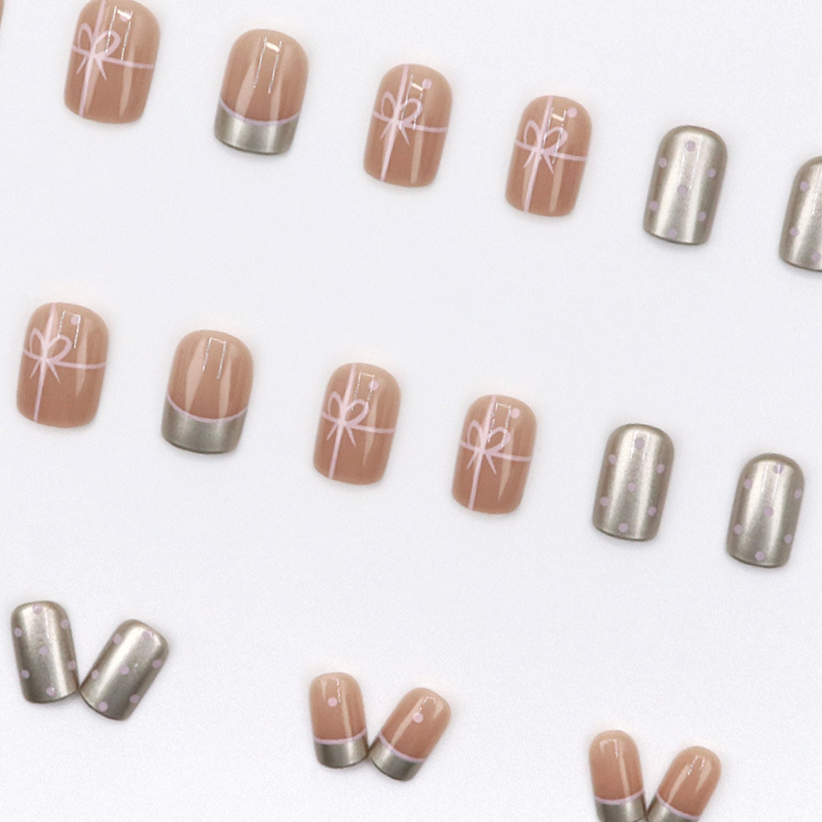 Uñas postizas cortas cuadradas - Nail Art Red reseña y precio