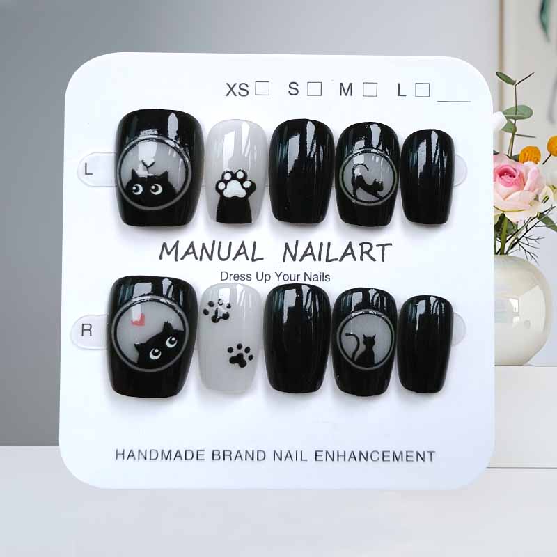 10 Uds. De bonito dibujo de ga - Nail Art Pink Cat Eye reseña y precio