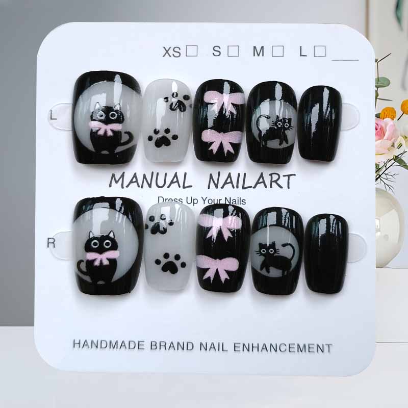 10 Uds. De bonito dibujo de ga - Nail Art Pink Cat Eye reseña y precio