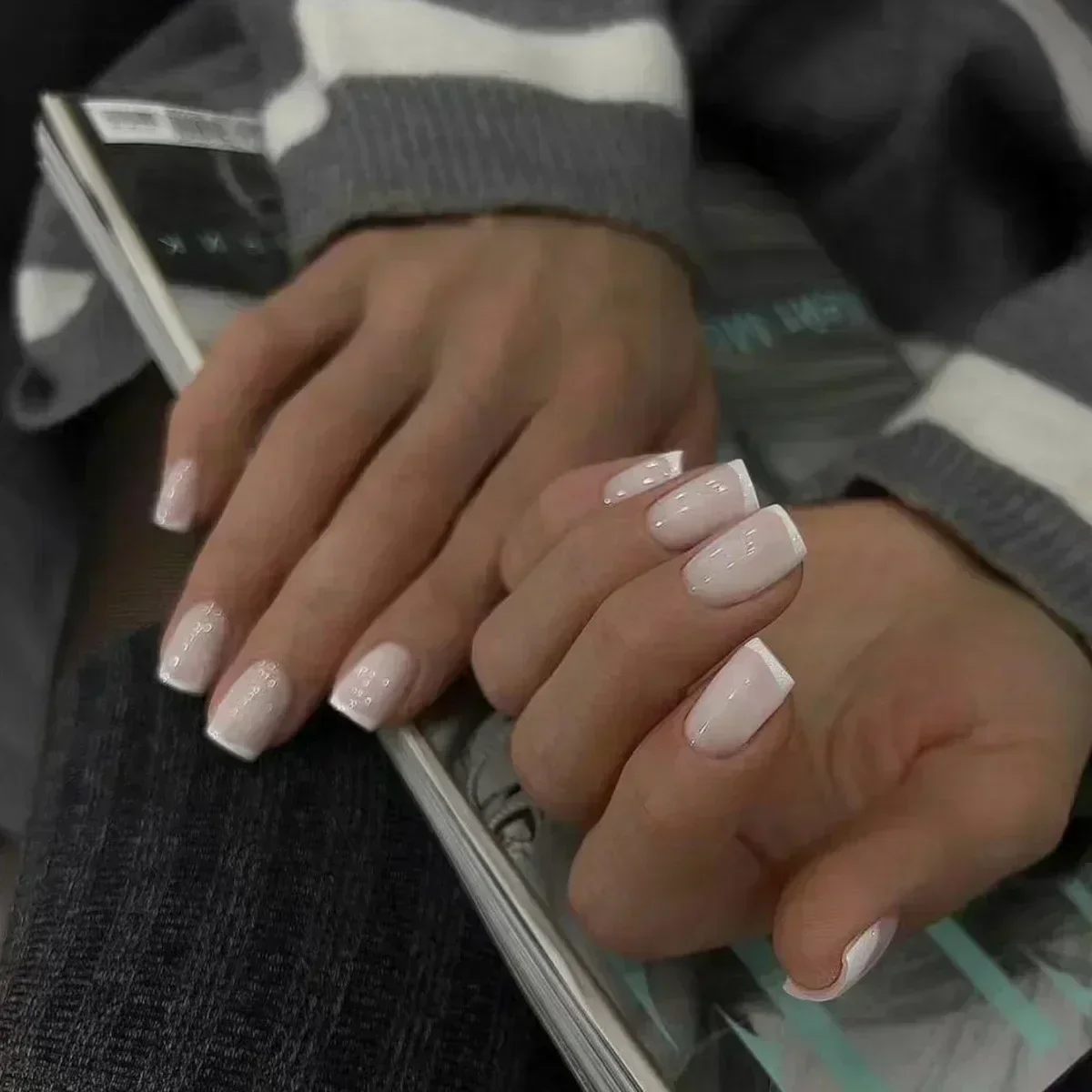 24 Uds. De uñas desmontables c - Nail Art Glitter reseña y precio