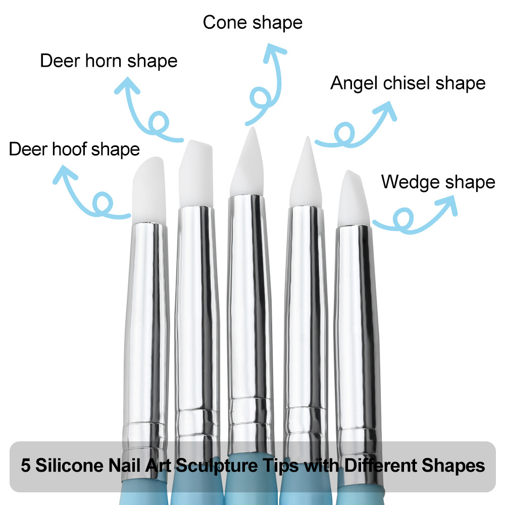Juego de 1/3/5/6 pinceles para - Nail Art Sch reseña y precio