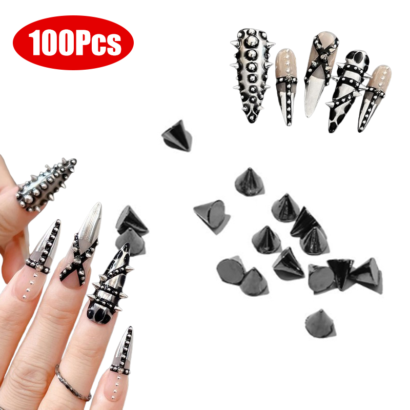 100 Uds Punk remache uñas enca - Nail Art Elegan reseña y precio